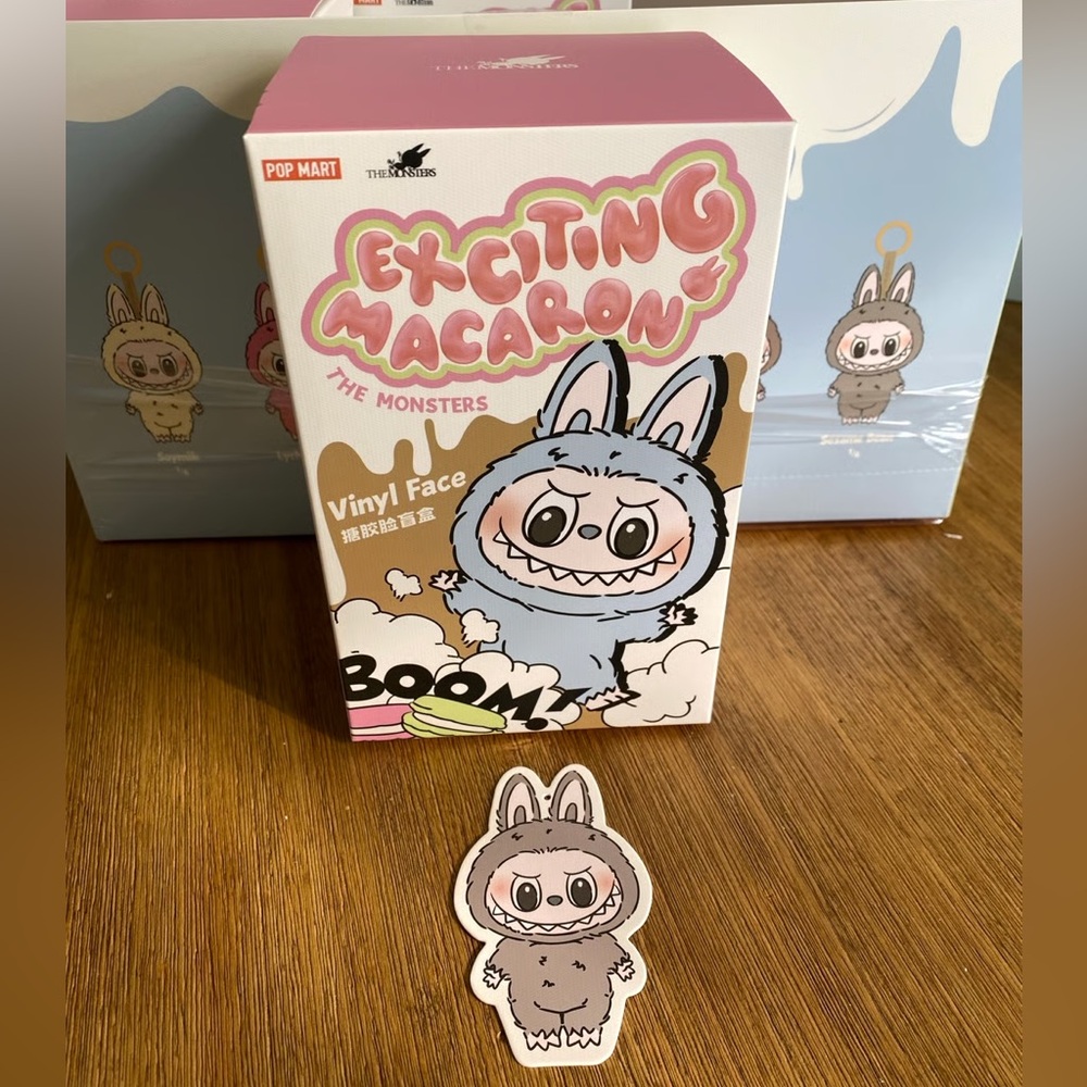 Sesame Bean Labubu Exciting Macaron Authentic